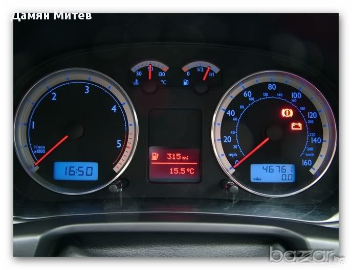 Активирам остаъчен разход и осветление километражи VDO immo III, снимка 1