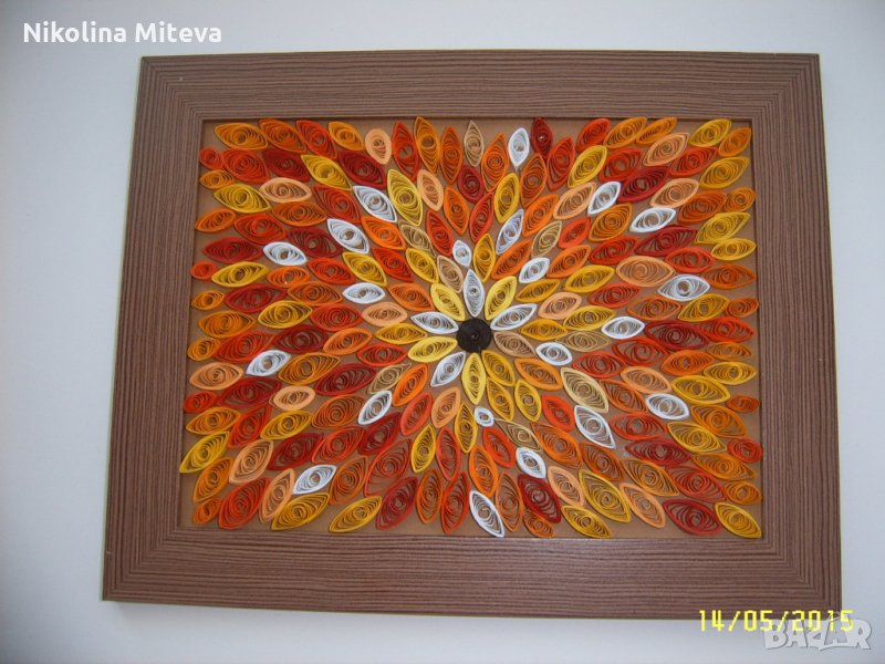 Квилинг картина " Слънце", снимка 1