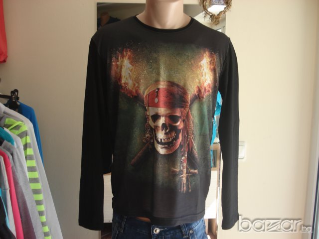 мъжка блуза череп карипски пирати