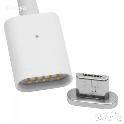 Магнитно зарядно MICRO USB кабел за зареждане на телефони, снимка 7 - USB кабели - 25979806