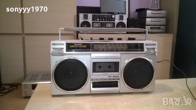 sharp gf-4949zs-ретро колекция, снимка 6 - Радиокасетофони, транзистори - 25150235