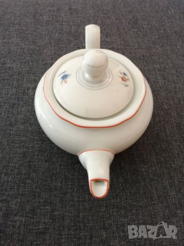 Стар немски порцеланов чайник. , снимка 4 - Колекции - 24798507