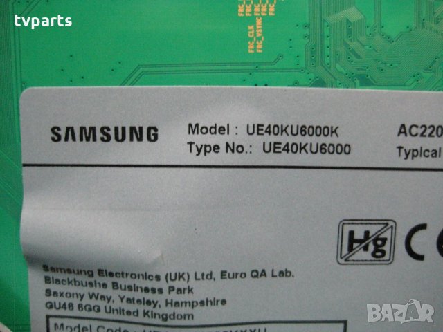 Борд за Samsung BN41-02528  BN41-02528A BN94-11378L UE40KU6000K, снимка 5 - Части и Платки - 22109039