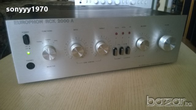 europhon rck 2000a stereo amplifier-нов внос швеицария, снимка 16 - Ресийвъри, усилватели, смесителни пултове - 8577640