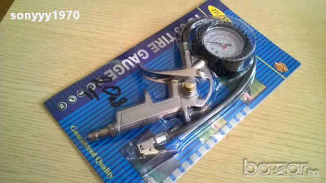 Пистолет с манометър и маркуч за помпане на гуми, снимка 8 - Аксесоари и консумативи - 14122011