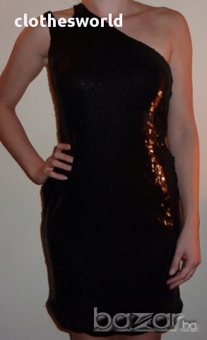 Искряща черна рокля Next, снимка 9 - Рокли - 11689952