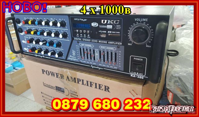 4 х1000 вата Домашен усилвател/стъпало + караоке- аудио усилвател, снимка 4 - Караоке - 17802838