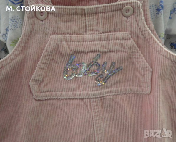 ПОСЛЕДЕН БРОЙ! ново джинсово сукманче, снимка 2 - Бебешки рокли - 23973546
