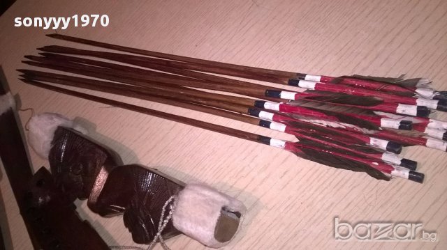 Ретро колекция-нов лък с 10 стрели-106см-внос швеицария, снимка 10 - Антикварни и старинни предмети - 17286080