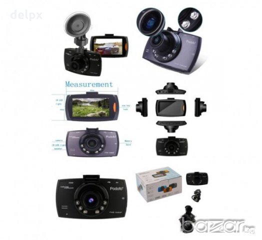 Видеорегистратор/камера HD за автомобил, записваща с вграден микрофон, екран 2,4" 3MPx, снимка 2 - Аксесоари и консумативи - 20785287