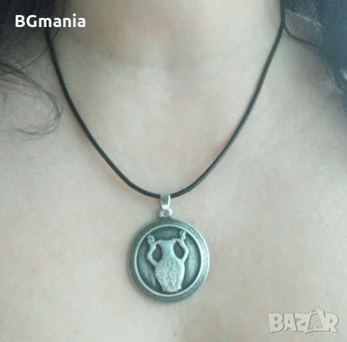 Ръчно изработен медальон Амфора-ритон оригинална и уникална визия, снимка 2 - Колиета, медальони, синджири - 24655611