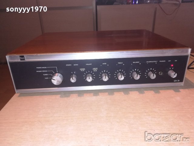 ПОРЪЧАН-dual cv31 amplifier-made in germany-внос швеицария, снимка 2 - Ресийвъри, усилватели, смесителни пултове - 20361529