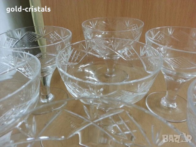 Кристални чаши за вино гравирани, снимка 10 - Сервизи - 22662075