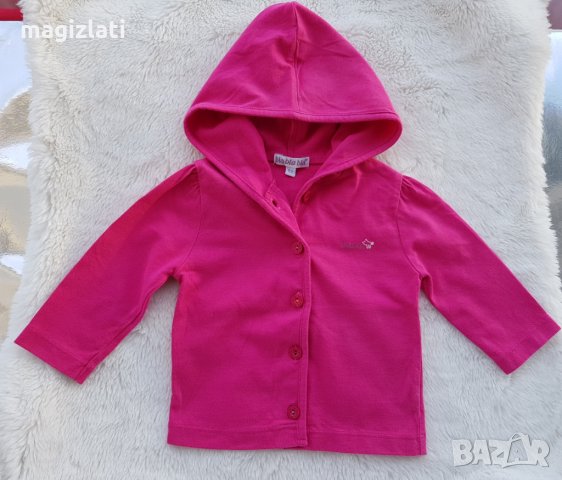 Тъничка жилетка с качулка 0-3 месеца, снимка 2 - Жилетки и елечета за бебе - 22815546