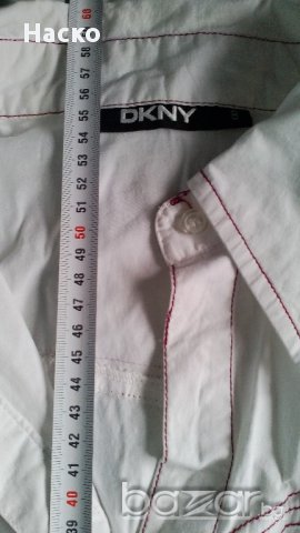 DKNY  бяла дамска риза, снимка 5 - Ризи - 11727601