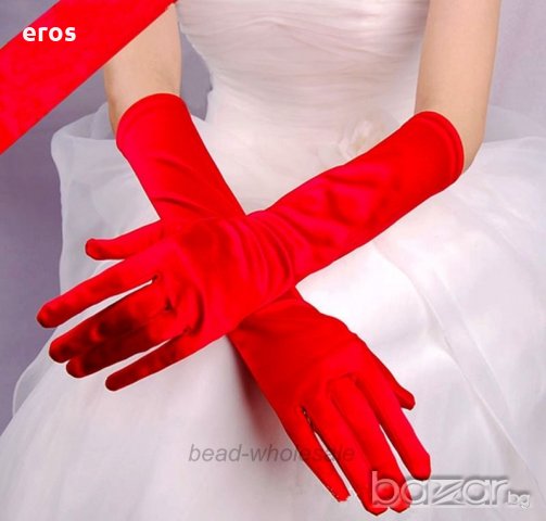 РЪКАВИЦИ САТЕН  код 679, снимка 8 - Ръкавици - 15355973