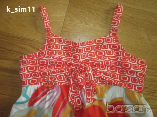 NEXT нова с етикет дълга цветна рокля за 3 г, снимка 2 - Детски рокли и поли - 18655394