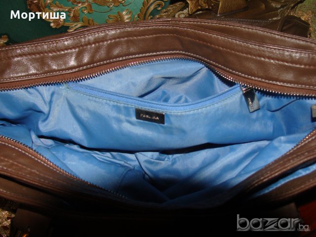  РАЗПРОДАЖБА Perlina оригинална дамска чанта естествена кожа , снимка 5 - Чанти - 19865834
