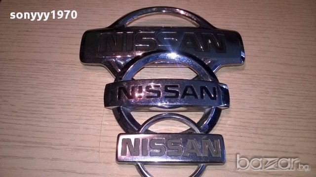Nissan-емблеми за кола-5/8/11.5см диаметър-внос швеицария, снимка 6 - Аксесоари и консумативи - 14712906