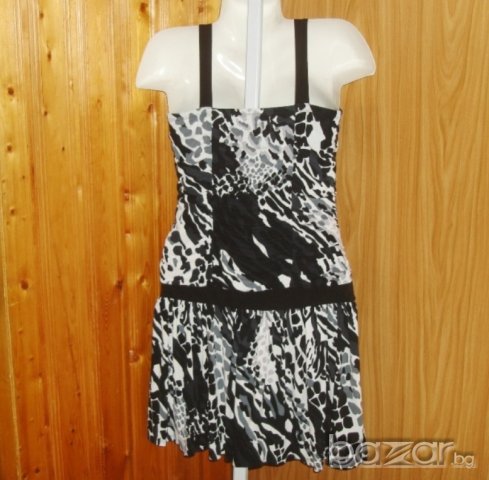 One,прекрасна лятна рокля в черно и бяло, М , снимка 5 - Рокли - 18369181