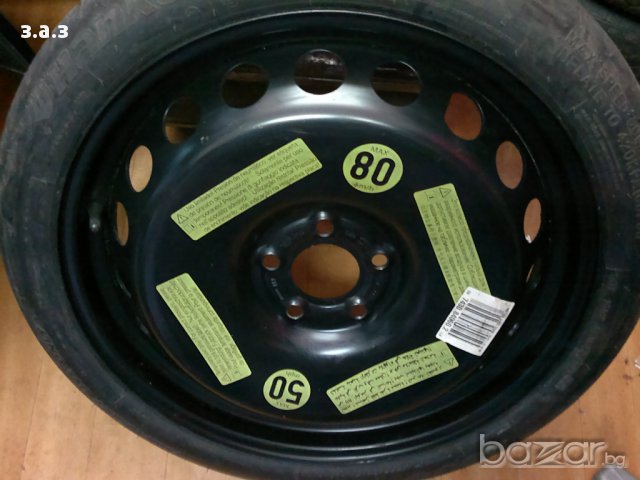 Резервна гума патерица 5х112 19цола за ауди и мерцедес , снимка 6 - Гуми и джанти - 13536937
