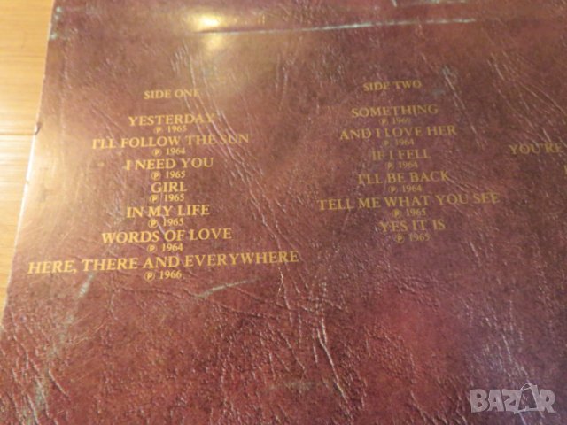 Пакет Две грамофонни плочи Бийтълс, The Beatles - love songs  .. издание 80 те , снимка 5 - Грамофонни плочи - 24999690