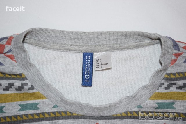 H&M - DIVIDED - Страхотна 100% Оригинална фланела / Блуза / Мъжка, снимка 5 - Блузи - 21035092