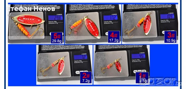 Блесни, снимка 5 - Такъми - 19047715