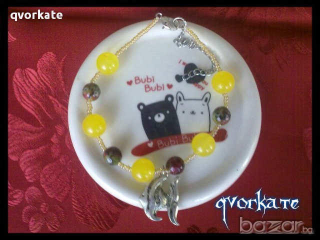 Колие,обеци и гривна с елемент рибка, снимка 3 - Бижутерийни комплекти - 14597151