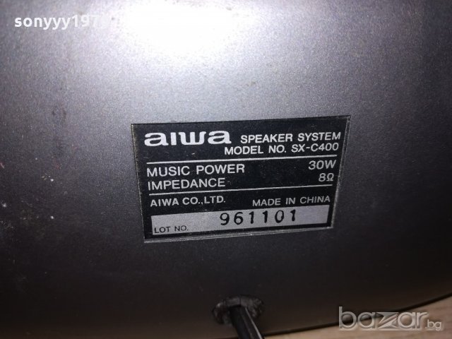 aiwa тонколони 3 броя-внос швеицария, снимка 12 - Тонколони - 21200291