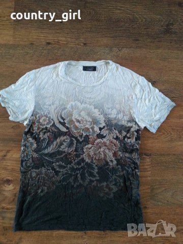 Zara Man  - страхотна мъжка тениска КАТО НОВА, снимка 5 - Тениски - 21614495