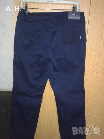  син еластичен панталон, снимка 3 - Панталони - 18184395