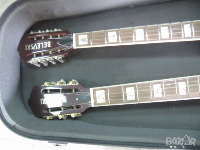 Електро-акустична двойна китара и бозуки  BELEVSKI, снимка 2 - Китари - 21498881