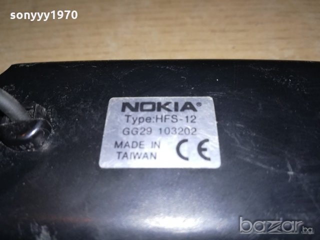 nokia hfs-12 made in taiwan-тонколона-внос швеицария, снимка 10 - Тонколони - 20840007