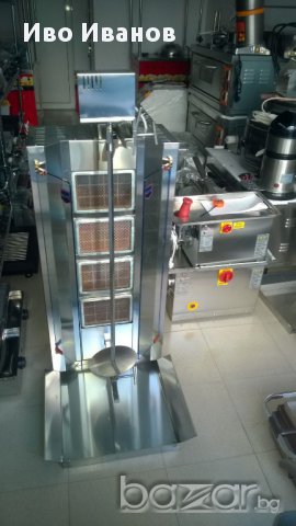 Газов дюнер с четири хоризонтални горелки и стъклени вратички, снимка 10 - Друго търговско оборудване - 12708715