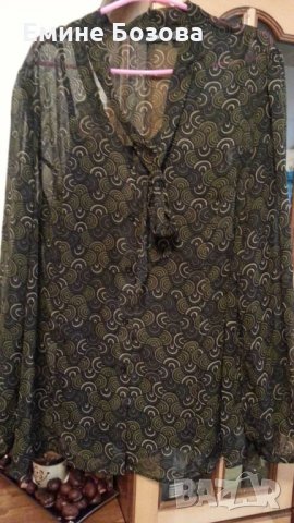 дамски блузи потник големи, снимка 3 - Блузи с дълъг ръкав и пуловери - 23643412
