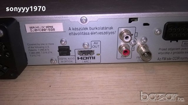 panasonic sa-pt480 receiver-usb/hdmi/ipod-внос швеицария, снимка 14 - Ресийвъри, усилватели, смесителни пултове - 18352458