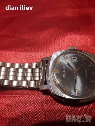 Стар механичен часовник-СЛАВА, снимка 7 - Антикварни и старинни предмети - 25303990