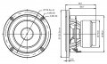 Средночестотен говорител Sb Acoustics 4" SB12MNRX25-4, снимка 2