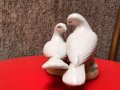 Порцеланова композиция двойка бели пощенски гълъби!, снимка 2