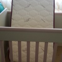 Бебешко легло с люлка+ антиалергичен матрак, снимка 4 - Бебешки легла и матраци - 21886420