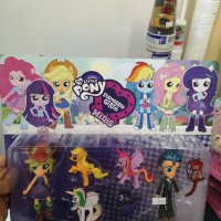 Фигурки за торта малкото пони, My little pony, топери за торта с малкото пони 6броя - 1703, снимка 2 - Фигурки - 22747255