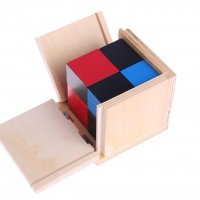  Montessori Binomial Cube Монтесори Биномно Магическо Кубче дървени играчки, снимка 7 - Образователни игри - 24999943