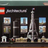Продавам лего LEGO Architecture 21044 - Париж, снимка 2 - Образователни игри - 25008616