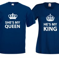 моят крал и моята кралица, снимка 3 - Тениски - 13384886