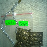 Възрожденска БРОНЗОВА ОГЪРЛИЦА накит, снимка 1 - Колекции - 23049942
