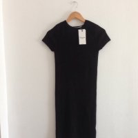 нова черна рокля bershka, снимка 2 - Рокли - 20839772