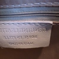 НОВА! Италианска чанта от естествена кожа, снимка 7 - Чанти - 23187512