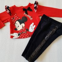 Панталон с паети 3-6 месеца, снимка 2 - Комплекти за бебе - 24569527