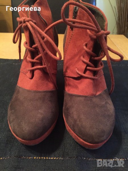 НОВИ велурени боти Marco Tozzi 37 номер, снимка 1